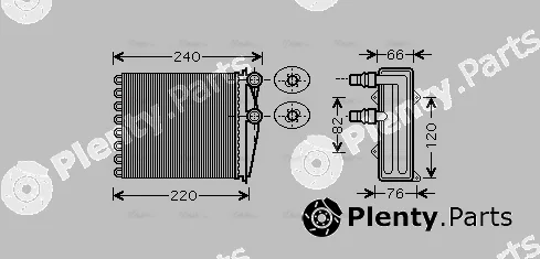 Ava Quality Cooling RT6380 — Heat Exchanger, interior heating