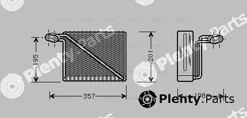 Ava Quality Cooling AIV148 — Evaporator, air conditioning