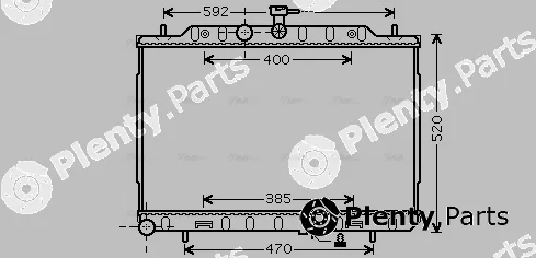 AVA Quality Cooling DN2293 — Radiator, engine cooling