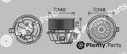 Ava Quality Cooling DA8012 — Interior Blower