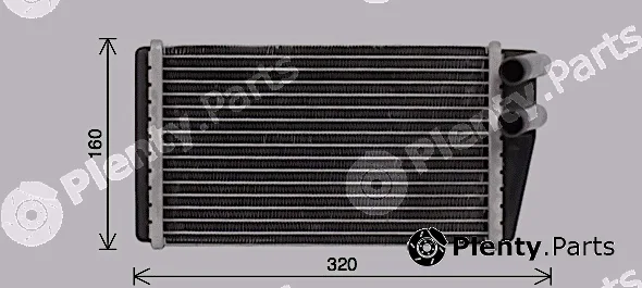 Ava Quality Cooling AU6233 — Heat Exchanger, interior heating