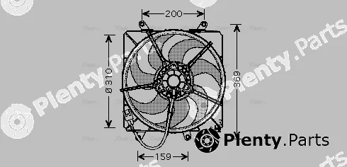 Ava Quality Cooling TO7506 — Fan, engine cooling