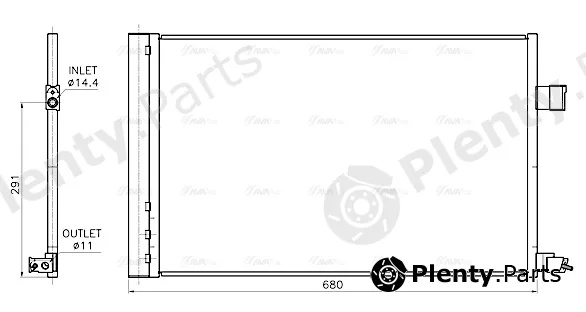 Ava Quality Cooling JE5090D — Condenser, air conditioning