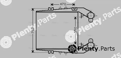 Ava Quality Cooling RE4065 — Charge Air Cooler