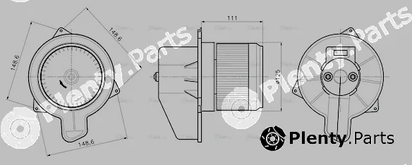 Ava Quality Cooling FT8489 — Interior Blower