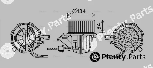 AVA Quality Cooling AI8391 — Interior Blower
