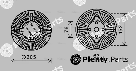 Ava Quality Cooling MNC067 — Clutch, radiator fan