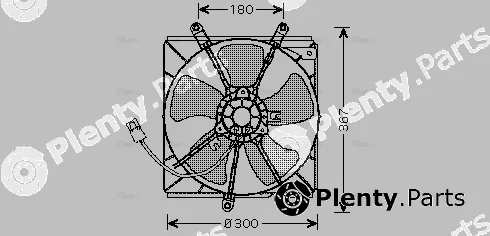 Ava Quality Cooling TO7540 — Fan, engine cooling