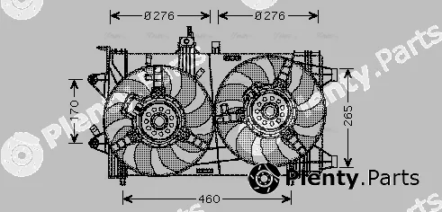 AVA Quality Cooling FT7561 — Fan, engine cooling