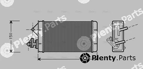 Ava Quality Cooling FT6087 — Heat Exchanger, interior heating