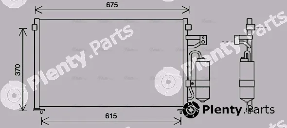 Ava Quality Cooling DW5063D — Condenser, air conditioning