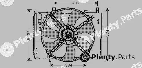 Ava Quality Cooling MS7504 — Fan, engine cooling