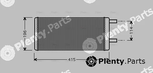 Ava Quality Cooling VL6028 — Heat Exchanger, interior heating
