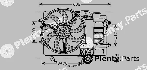 Ava Quality Cooling BW7516 — Fan, engine cooling