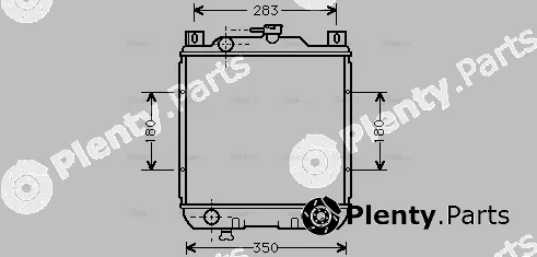 AVA Quality Cooling SZ2018 — Radiator, engine cooling
