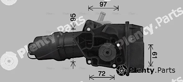Ava Quality Cooling VN3329H — Oil Cooler, engine oil