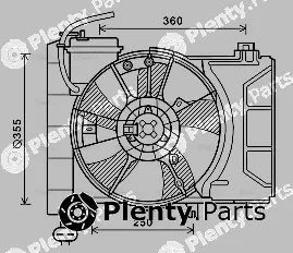 Ava Quality Cooling TO7647 — Fan, engine cooling