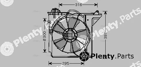 Ava Quality Cooling TO7538 — Fan, engine cooling