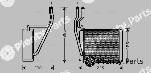 Ava Quality Cooling FD6329 — Heat Exchanger, interior heating