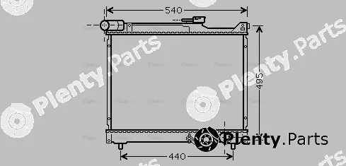 Ava Quality Cooling SZ2106 — Radiator, engine cooling