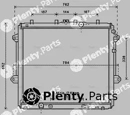 AVA Quality Cooling TO2616 — Radiator, engine cooling