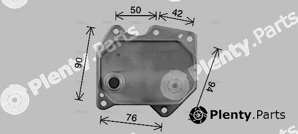 Ava Quality Cooling FD3669 — Oil Cooler, engine oil