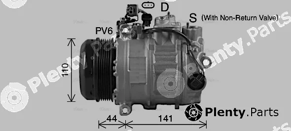 Ava Quality Cooling MSAK738 — Compressor, air conditioning