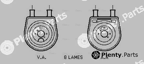 Ava Quality Cooling HY3155 — Oil Cooler, engine oil