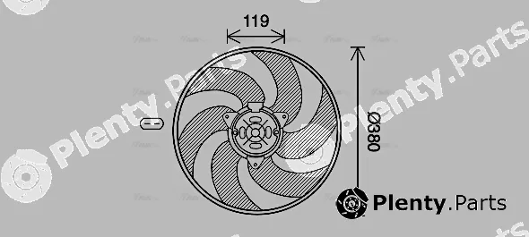 Ava Quality Cooling CN7555 — Fan, engine cooling