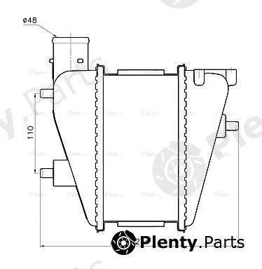 Ava Quality Cooling HD4337 — Charge Air Cooler
