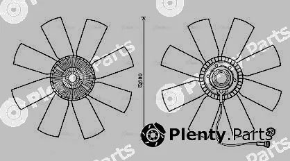 Ava Quality Cooling VLF068 — Clutch, radiator fan