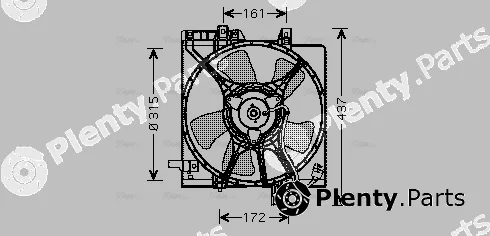 AVA Quality Cooling SU7510 — Fan, engine cooling