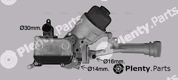 Ava Quality Cooling FT3478H — Oil Cooler, engine oil