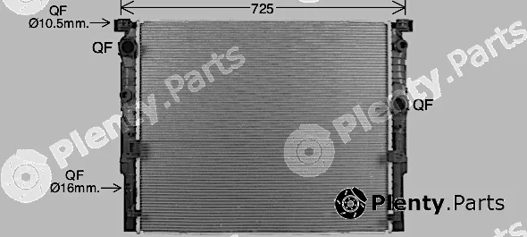 Ava Quality Cooling BW2623 — Radiator, engine cooling