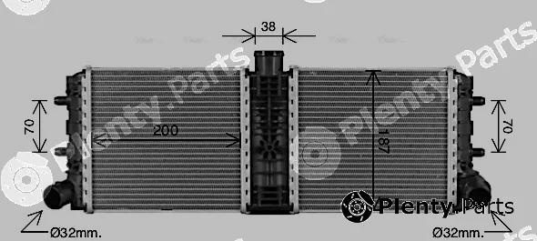 Ava Quality Cooling AI2430 — Radiator, engine cooling