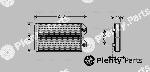 Ava Quality Cooling TO6369 — Heat Exchanger, interior heating