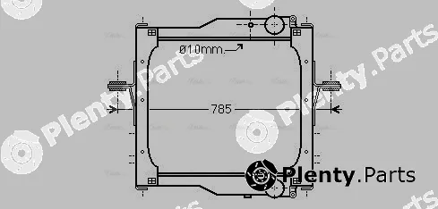 AVA Quality Cooling RE2125 — Radiator, engine cooling
