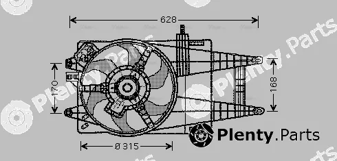 Ava Quality Cooling FT7524 — Fan, engine cooling