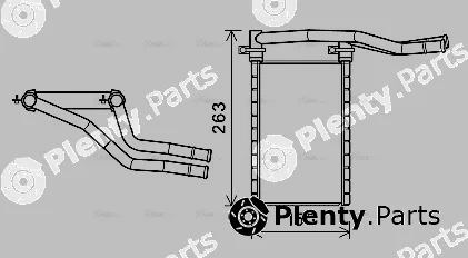 Ava Quality Cooling SZA6146 — Heat Exchanger, interior heating