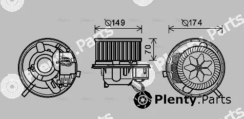 Ava Quality Cooling VN8339 — Interior Blower