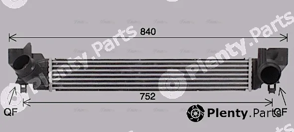 Ava Quality Cooling BW4579 — Charge Air Cooler