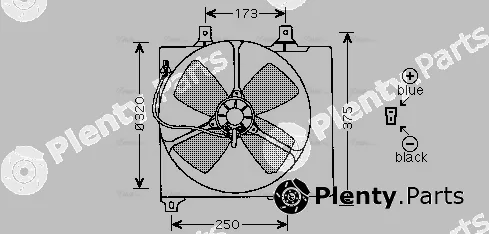 Ava Quality Cooling MZ7501 — Fan, engine cooling