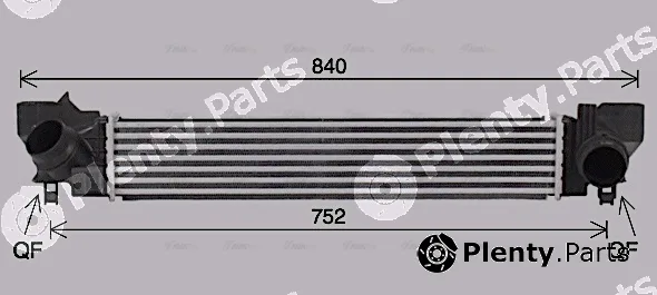 Ava Quality Cooling BW4578 — Charge Air Cooler