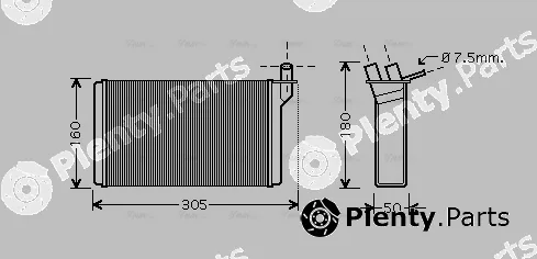 Ava Quality Cooling LA6018 — Heat Exchanger, interior heating