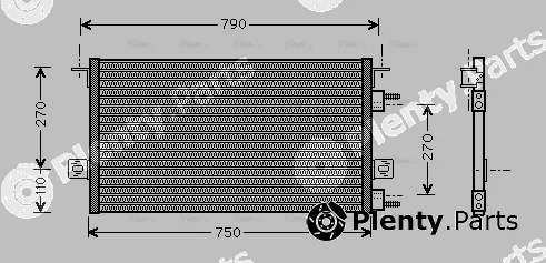 Ava Quality Cooling CR5037 — Condenser, air conditioning