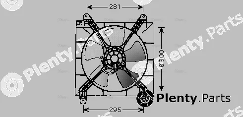 AVA Quality Cooling DW7507 — Fan, engine cooling