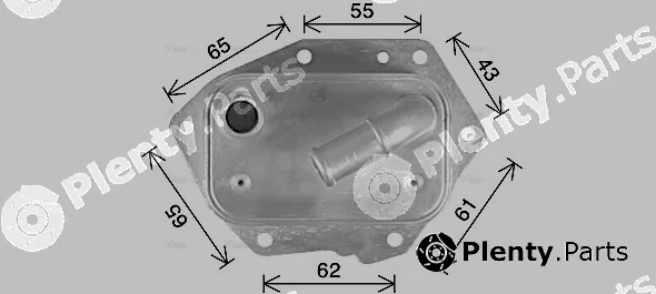 Ava Quality Cooling CN3326 — Oil Cooler, engine oil