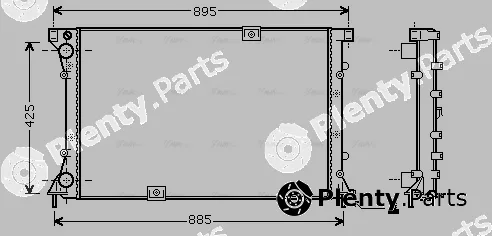 AVA Quality Cooling RT2313 — Radiator, engine cooling
