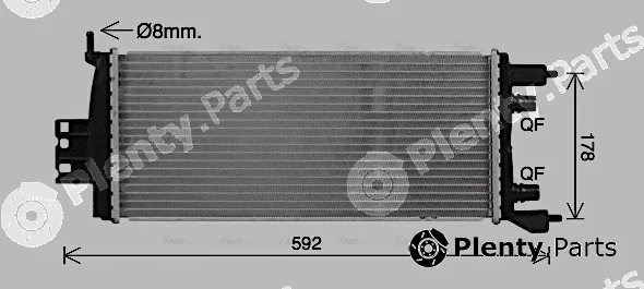 AVA Quality Cooling RT2681 — Radiator, engine cooling