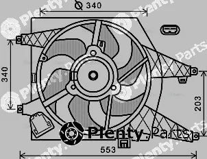Ava Quality Cooling RT7548 — Fan, engine cooling